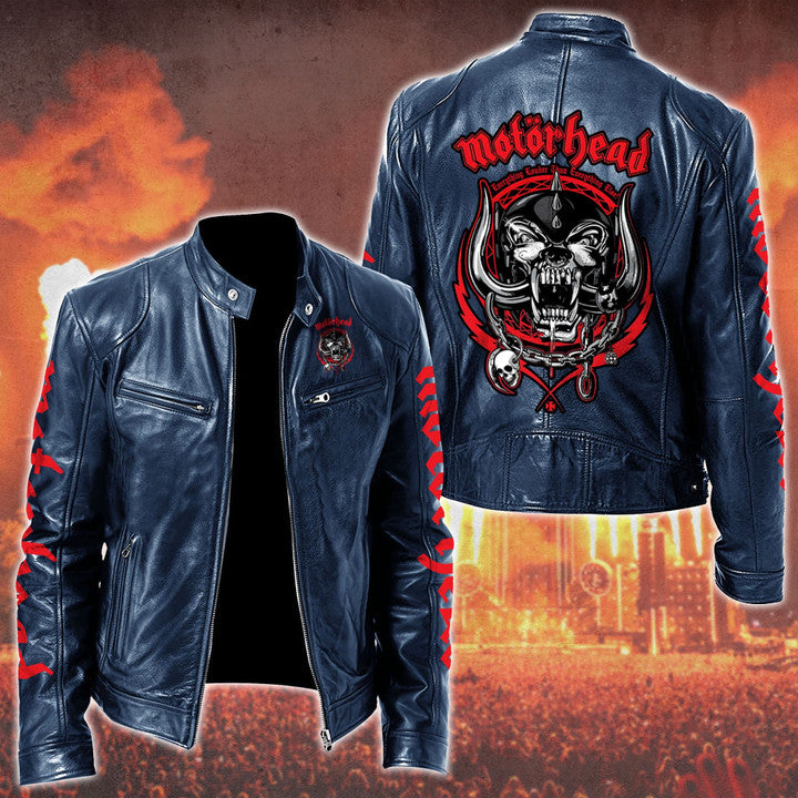 LIMITED EDITION - NEW CUSTOMIZED MOTÖRHEAD MOTORCYCLE LEATHER JACKET