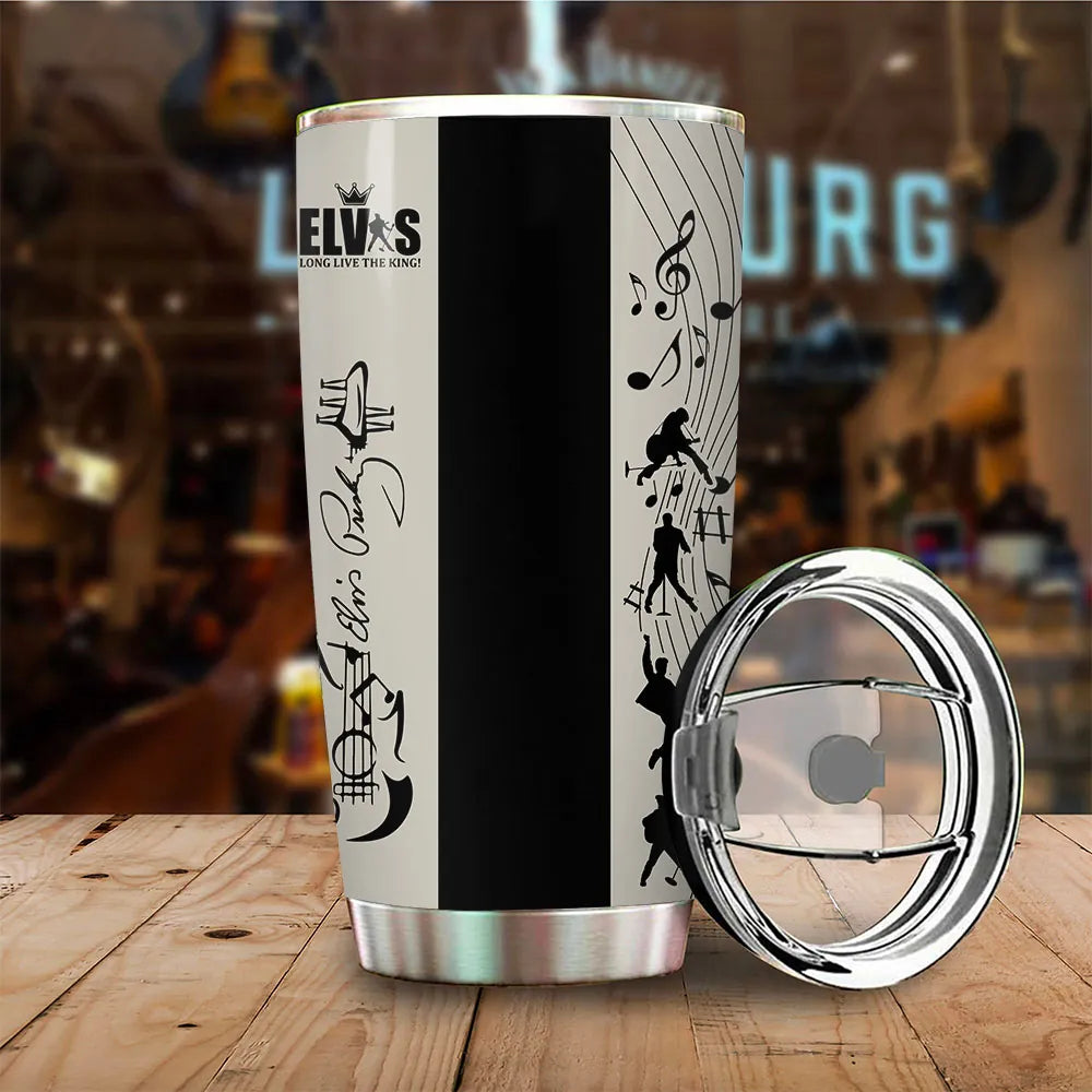LIMITED EDITION - NEW CUSTOMIZED ELVIS PRESLEY TUMBLER CUP