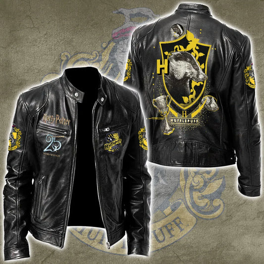 LIMITED EDITION - NEW CUSTOMIZED HRPT MOTORCYCLE LEATHER JACKET
