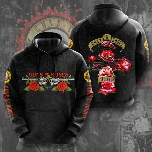 LIMITED EDITION - NEW CUSTOMIZED GUNS N’ ROSES T-SHIRT, HOODIE, ZIP HOODIE