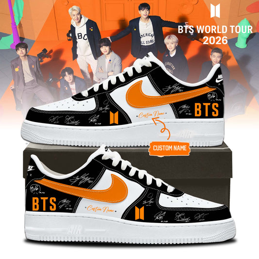 LIMITED EDITION - BTS COMEBACK WORLD TOUR AF1 SHOES