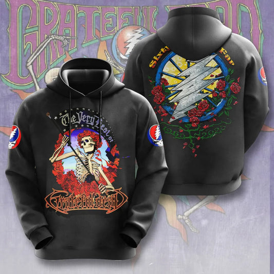 LIMITED EDITION - NEW CUSTOMIZED GRATEFUL DEAD T-SHIRT, HOODIE, ZIP HOODIE