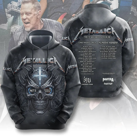 LIMITED EDITION - NEW CUSTOMIZED METALLICA T-SHIRT, HOODIE, ZIP HOODIE