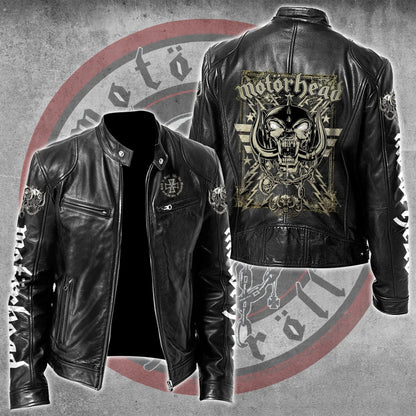 LIMITED EDITION - NEW CUSTOMIZED MOTÖRHEAD MOTORCYCLE LEATHER JACKET