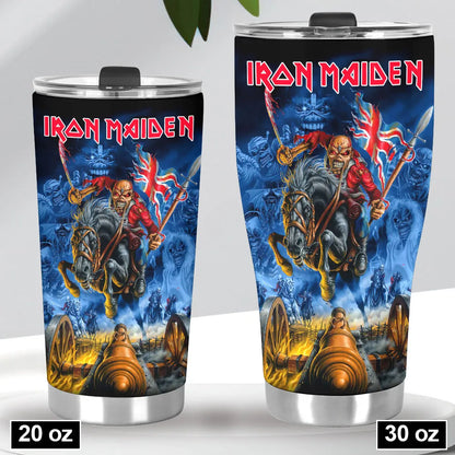 LIMITED EDITION - NEW CUSTOMIZED IRON MAIDEN TUMBLER CUP