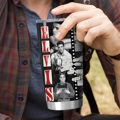 LIMITED EDITION - NEW CUSTOMIZED ELVIS PRESLEY TUMBLER CUP