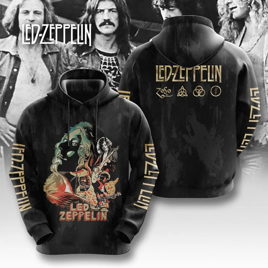 LIMITED EDITION - NEW CUSTOMIZED LED ZEPPELIN T-SHIRT, HOODIE, ZIP HOODIE