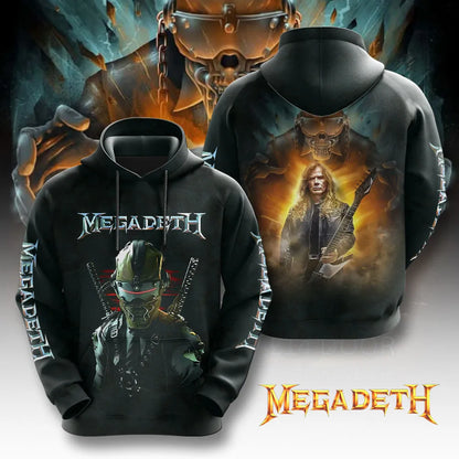 LIMITED EDITION - NEW CUSTOMIZED MEGADETH T-SHIRT, HOODIE, ZIP HOODIE