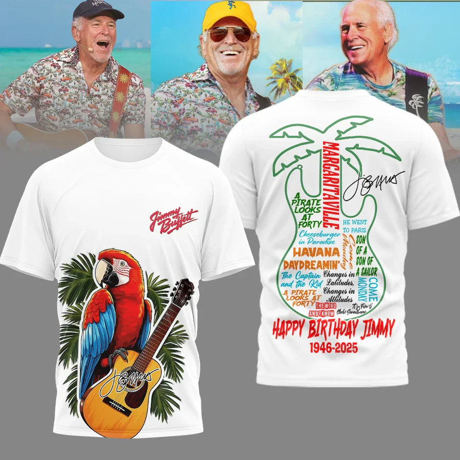 LIMITED EDITION - NEW CUSTOMIZED JIMMY BUFFETT T-SHIRT, HOODIE, ZIP HOODIE