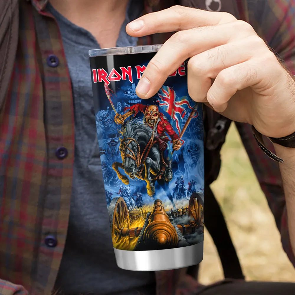 LIMITED EDITION - NEW CUSTOMIZED IRON MAIDEN TUMBLER CUP