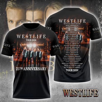 LIMITED EDITION - NEW CUSTOMIZED WESTLIFE T-SHIRT, HOODIE, ZIP HOODIE