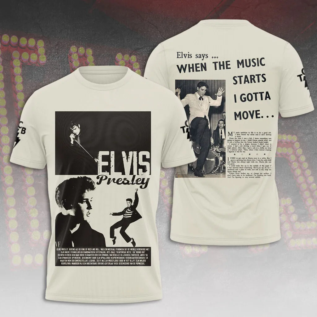 LIMITED EDITION - NEW CUSTOMIZED ELVIS PRESLEY T-SHIRT, HOODIE, ZIP HOODIE