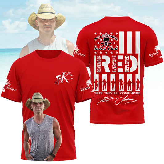 LIMITED EDITION - NEW CUSTOMIZED KENNY CHESNEY T-SHIRT, HOODIE, ZIP HOODIE