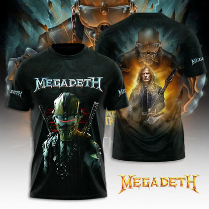 LIMITED EDITION - NEW CUSTOMIZED MEGADETH T-SHIRT, HOODIE, ZIP HOODIE