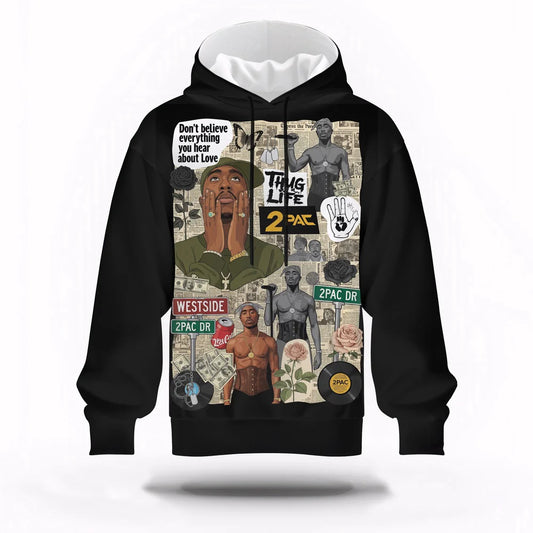 LIMITED EDITION - NEW CUSTOMIZED TUPAC SHAKUR T-SHIRT, HOODIE, ZIP HOODIE
