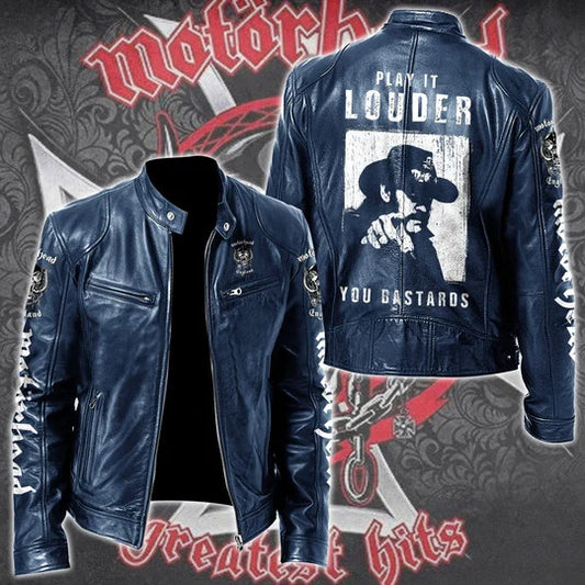 LIMITED EDITION - NEW CUSTOMIZED MOTÖRHEAD MOTORCYCLE LEATHER JACKET