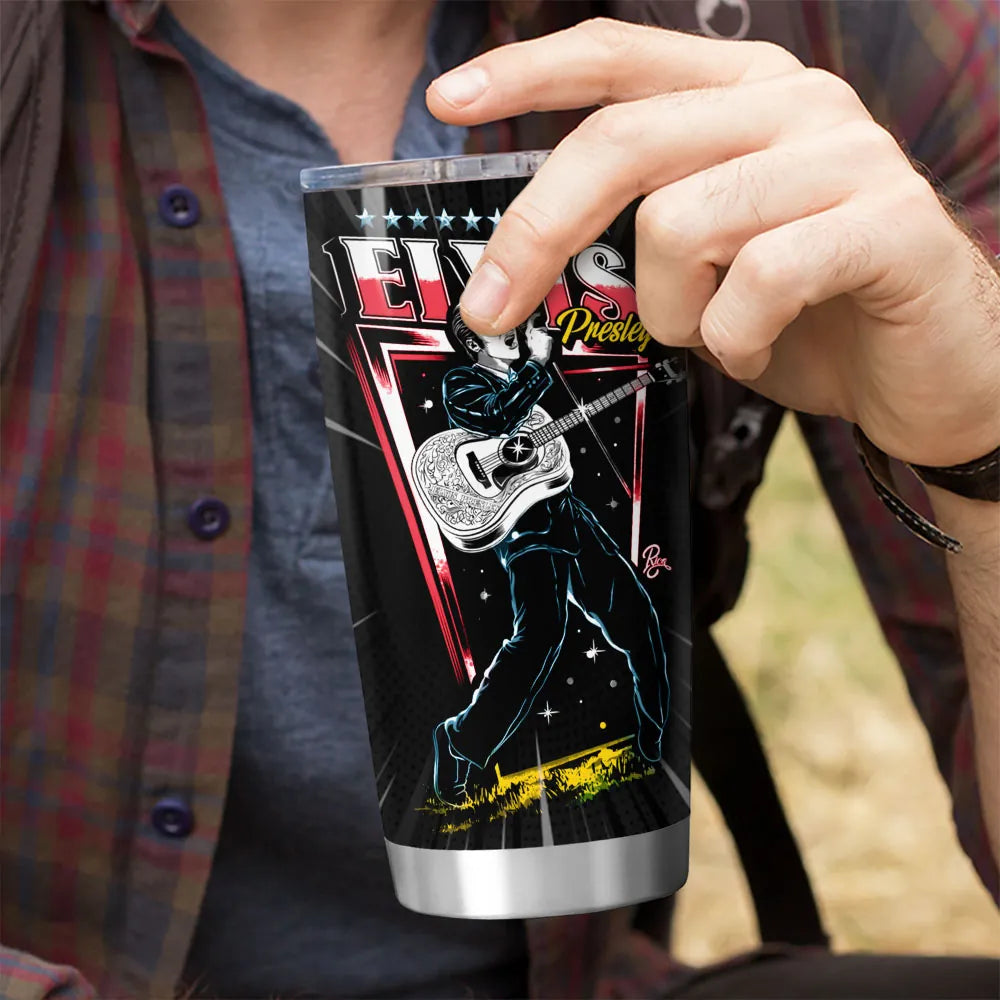 LIMITED EDITION - NEW CUSTOMIZED ELVIS PRESLEY TUMBLER CUP