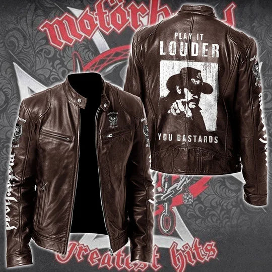 LIMITED EDITION - NEW CUSTOMIZED MOTÖRHEAD MOTORCYCLE LEATHER JACKET