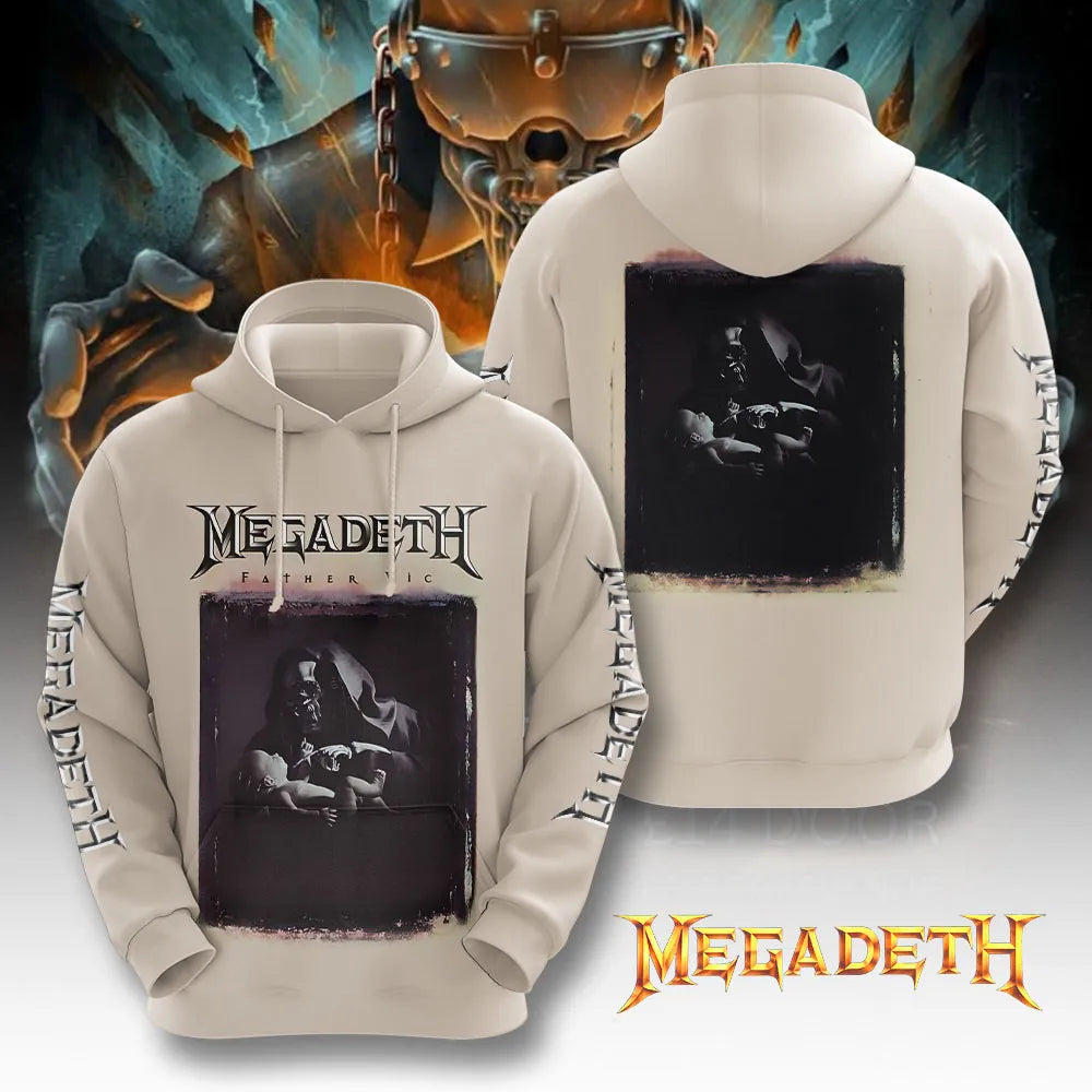 LIMITED EDITION - NEW CUSTOMIZED MEGADETH T-SHIRT, HOODIE, ZIP HOODIE