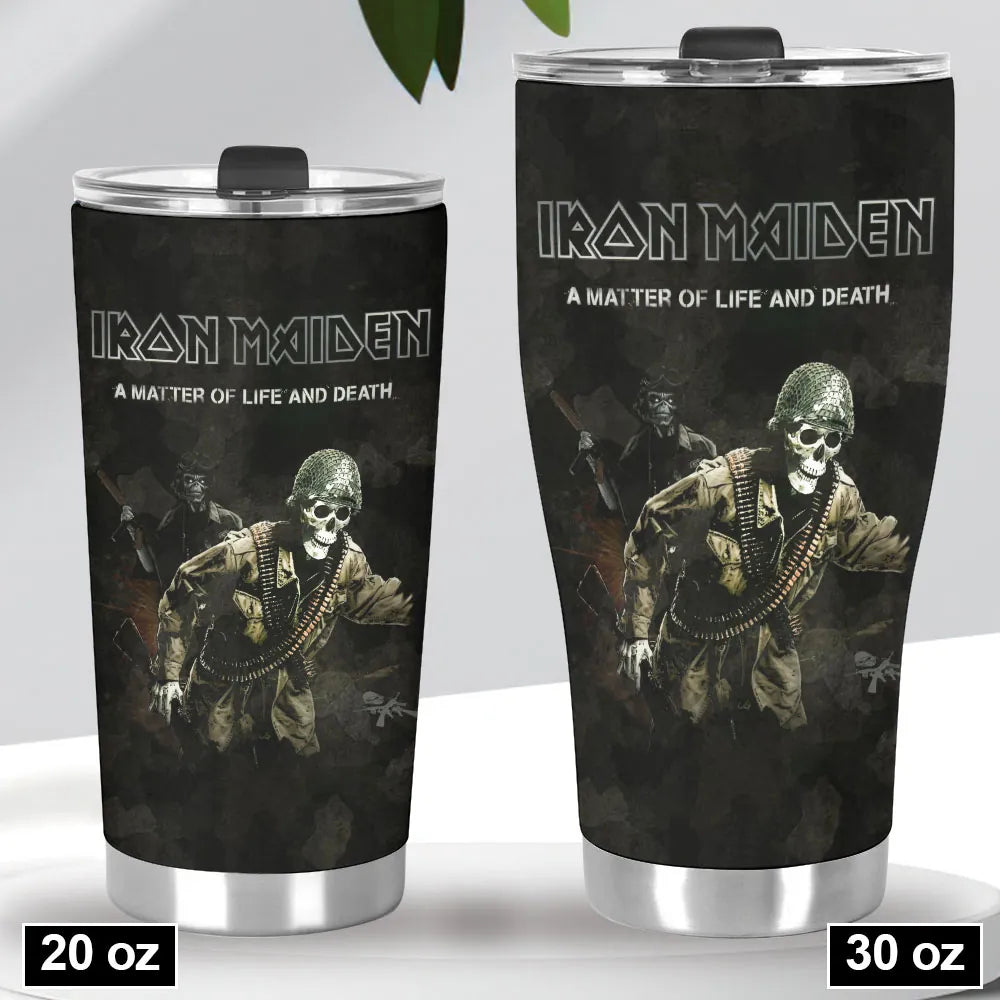 LIMITED EDITION - NEW CUSTOMIZED IRON MAIDEN TUMBLER CUP