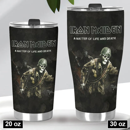 LIMITED EDITION - NEW CUSTOMIZED IRON MAIDEN TUMBLER CUP