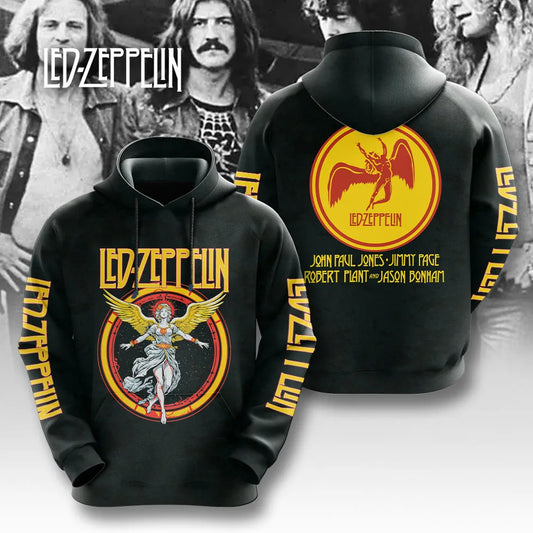LIMITED EDITION - NEW CUSTOMIZED LED ZEPPELIN T-SHIRT, HOODIE, ZIP HOODIE