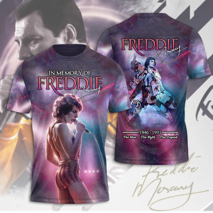 LIMITED EDITION - NEW CUSTOMIZED FREDDIE MERCURY T-SHIRT, HOODIE, ZIP HOODIE