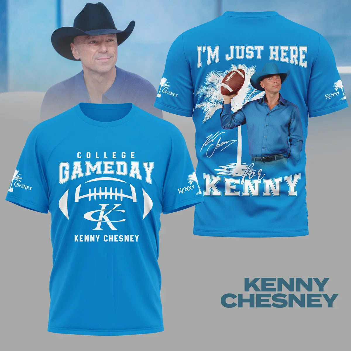 LIMITED EDITION - NEW CUSTOMIZED KENNY CHESNEY T-SHIRT, HOODIE, ZIP HOODIE