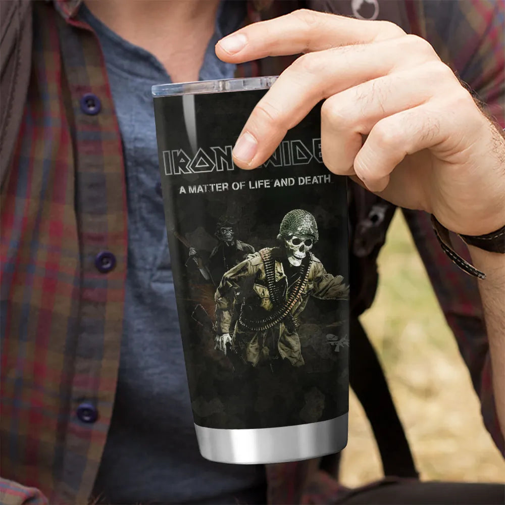 LIMITED EDITION - NEW CUSTOMIZED IRON MAIDEN TUMBLER CUP