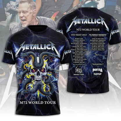 LIMITED EDITION - NEW CUSTOMIZED METALLICA T-SHIRT, HOODIE, ZIP HOODIE
