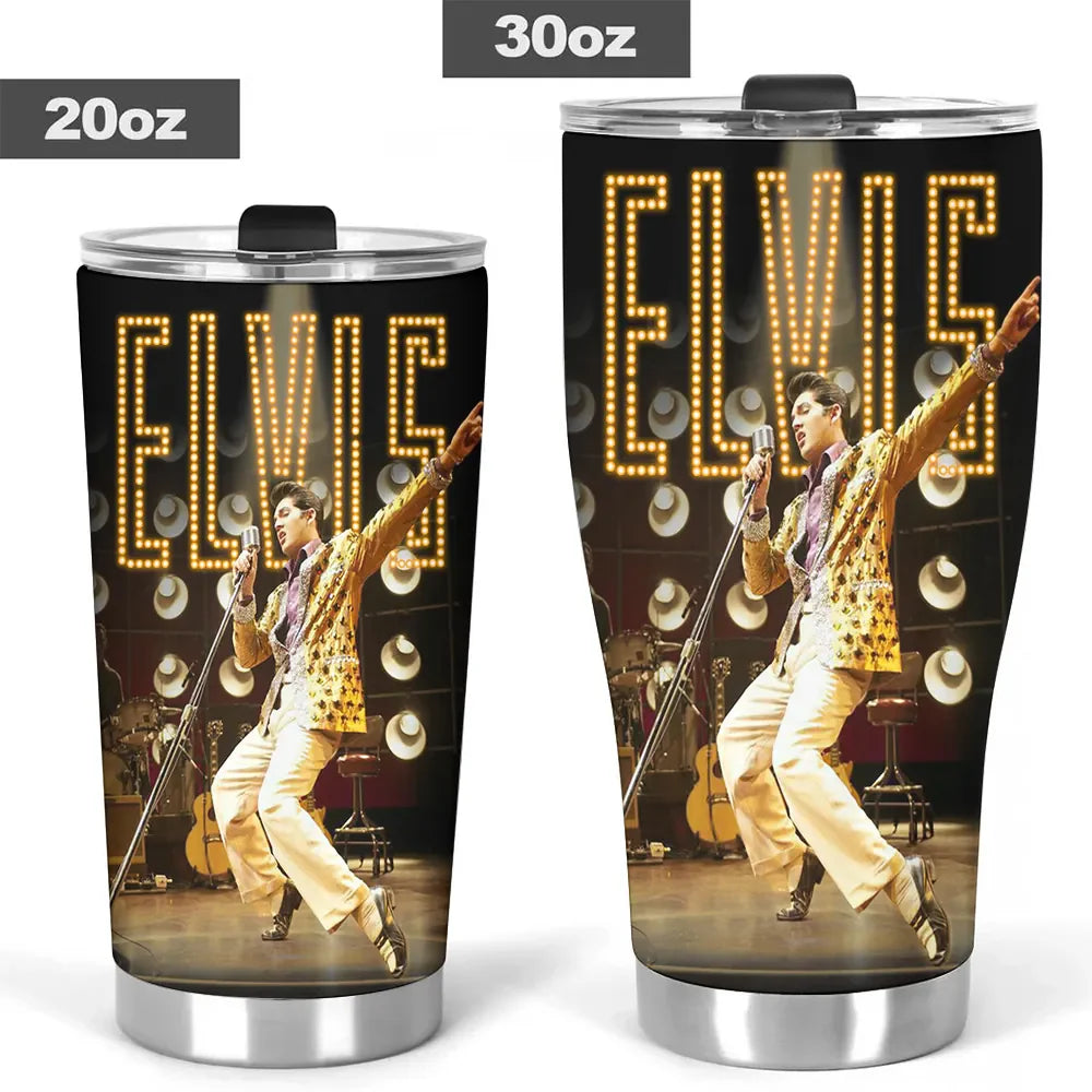 LIMITED EDITION - NEW CUSTOMIZED ELVIS PRESLEY TUMBLER CUP