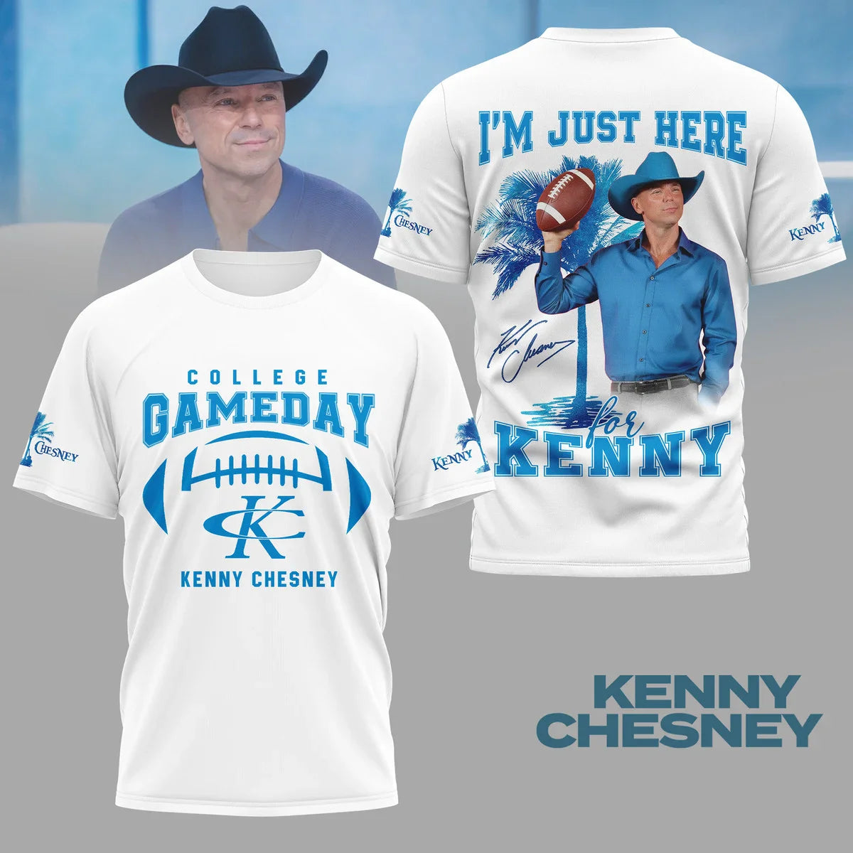 LIMITED EDITION - NEW CUSTOMIZED KENNY CHESNEY T-SHIRT, HOODIE, ZIP HOODIE