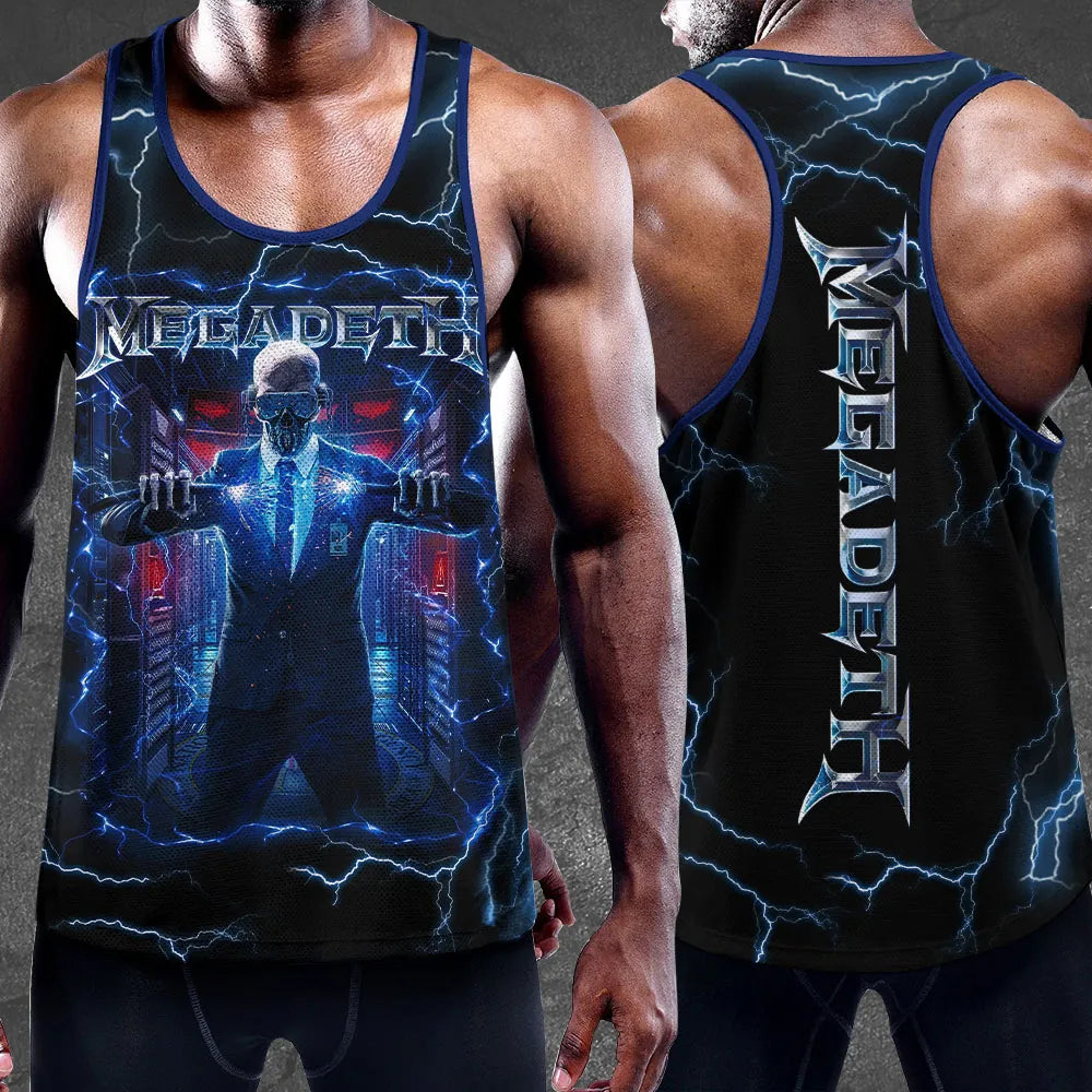 LIMITED EDITION - NEW CUSTOMIZED MEGADETH UNISEX TANK TOP