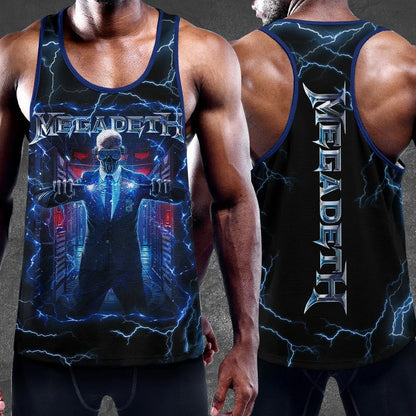 LIMITED EDITION - NEW CUSTOMIZED MEGADETH UNISEX TANK TOP