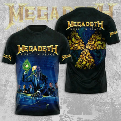 LIMITED EDITION - NEW CUSTOMIZED MEGADETH T-SHIRT, HOODIE, ZIP HOODIE