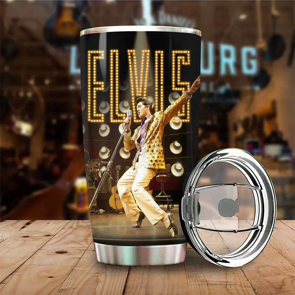 LIMITED EDITION - NEW CUSTOMIZED ELVIS PRESLEY TUMBLER CUP