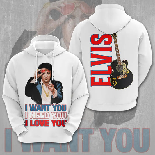 LIMITED EDITION - NEW CUSTOMIZED ELVIS PRESLEY T-SHIRT, HOODIE, ZIP HOODIE