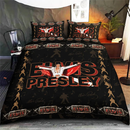 LIMITED EDITION - NEW CUSTOMIZED ELVIS PRESLEY 3-PIECE DUVET BEDDING SET