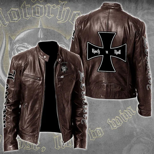 LIMITED EDITION - NEW CUSTOMIZED MOTÖRHEAD MOTORCYCLE LEATHER JACKET