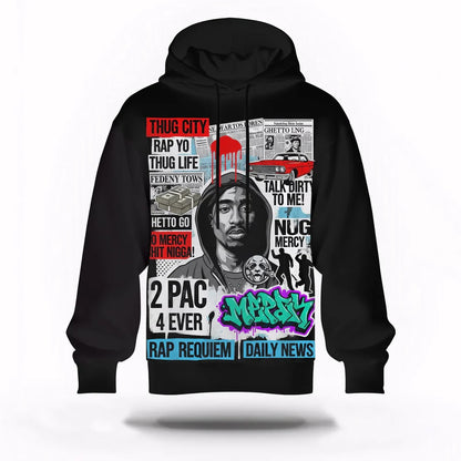 LIMITED EDITION - NEW CUSTOMIZED TUPAC SHAKUR T-SHIRT, HOODIE, ZIP HOODIE