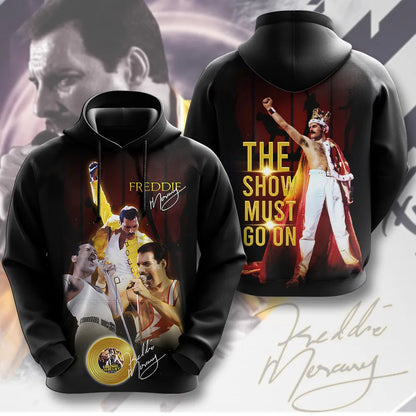 LIMITED EDITION - NEW CUSTOMIZED FREDDIE MERCURY T-SHIRT, HOODIE, ZIP HOODIE