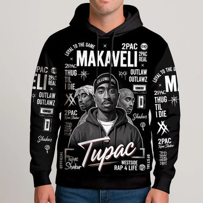 LIMITED EDITION - NEW CUSTOMIZED TUPAC SHAKUR T-SHIRT, HOODIE, ZIP HOODIE