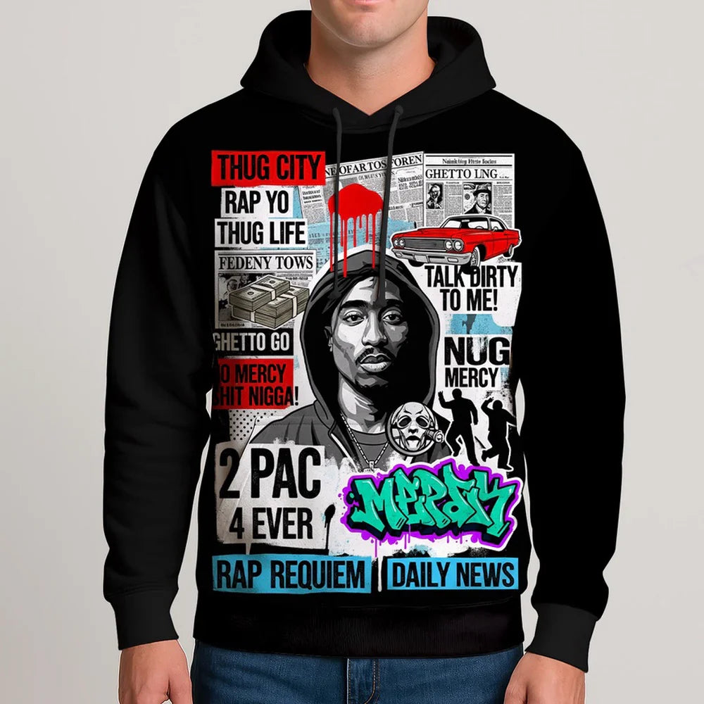 LIMITED EDITION - NEW CUSTOMIZED TUPAC SHAKUR T-SHIRT, HOODIE, ZIP HOODIE