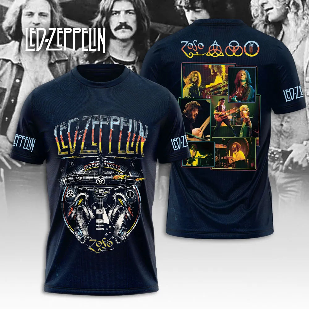 LIMITED EDITION - NEW CUSTOMIZED LED ZEPPELIN T-SHIRT, HOODIE, ZIP HOODIE