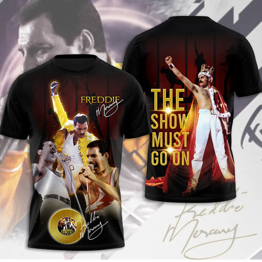 LIMITED EDITION - NEW CUSTOMIZED FREDDIE MERCURY T-SHIRT, HOODIE, ZIP HOODIE