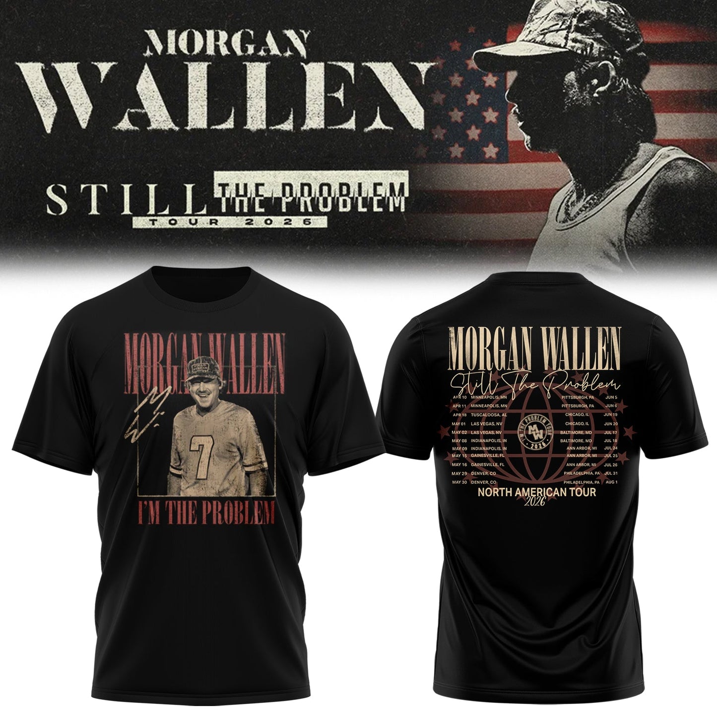 LIMITED EDITION - NEW CUSTOMIZED MORGAN WALLEN APPAREL