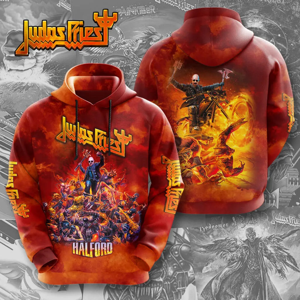 LIMITED EDITION - NEW CUSTOMIZED JUDAS PRIEST T-SHIRT, HOODIE, ZIP HOODIE