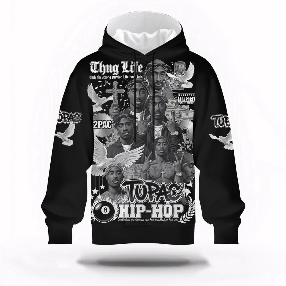 LIMITED EDITION - NEW CUSTOMIZED TUPAC SHAKUR T-SHIRT, HOODIE, ZIP HOODIE