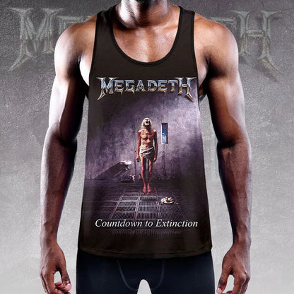 LIMITED EDITION - NEW CUSTOMIZED MEGADETH UNISEX TANK TOP