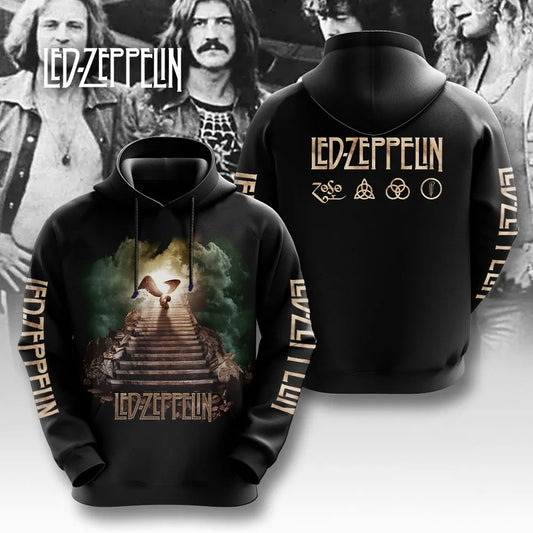 LIMITED EDITION - NEW CUSTOMIZED LED ZEPPELIN T-SHIRT, HOODIE, ZIP HOODIE